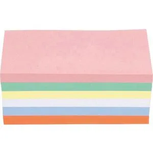magnetoplan Kommunikationskarten rechteckig - 20 x 10 cm, 250 Stück in 6 Pastellfarben, ideal für Meetings und Gruppenarbeiten mit hochwertiger Verarbeitung