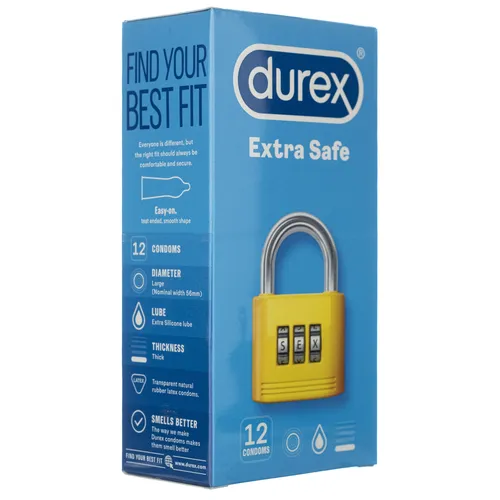 Produktbild Durex Extra Safe Kondome, 12 Stück