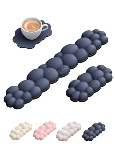 VAYDEER Ergonomische Handgelenkauflage – Premium Memory Foam Pad für Tastatur & Maus