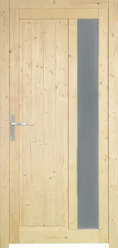 Panto Nebeneingangstür Holz 510 98 x 198 cm DIN links von Panto