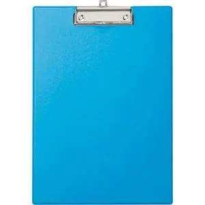 Maul Klemmbrett 2335234, A4, Kunststoffbezug, hellblau