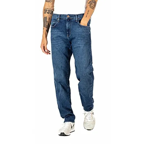 Reell Barfly Dark Blue Stone 29/30 - Stylische Denim-Hose - Moderne Denim-Hose in Dunkelblau, ideal für lässige Outfits. Die Reell Barfly bietet höchsten Tragekomfort und eine perfekte Passform für jeden Anlass.