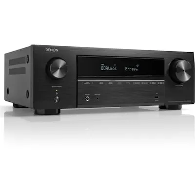 Denon AVR-X1800H - 7.2-Kanal HiFi AV-Receiver mit 8K HDMI, Dolby Atmos & DTS:X für mitreißende Audioerlebnisse und kabelloses Streaming