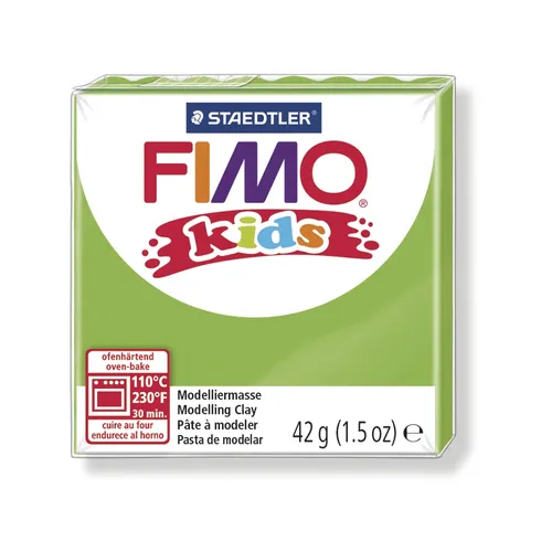 Modelliermasse Fimo kids hellgrün, 42g,