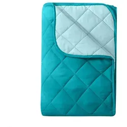wometo Microfaserbettdecke Camping, 3 Deckengrößen, OEKO-TEX®, leichte Zudecke / gesteppte Bettdecke für Sommer grau 155 cm x 220 cm