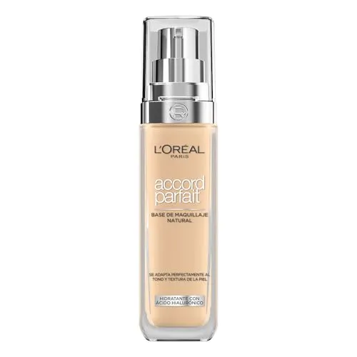 L'Oréal Paris Foundation Perfect Match 3.5N Peach - Make-up für einen natürlichen Teint, das dank Micro-Match-Technologie perfekt mit dem Hautton verschmilzt und 24 Stunden Feuchtigkeit spendet.