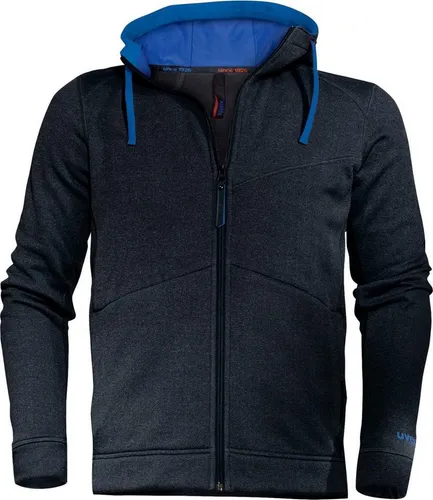 uvex Street Hoody Jacke suXXeed, nachtblau, 5XL - Herren-Shirts mit hohem Tragekomfort aus weichem Material, weitenverstellbare Kapuze und elastischer Bund- und Ärmelsaum für optimale Passform.
