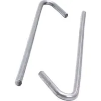 Produktbild Protektor Abhängedraht mit Haken 125mm Stahl Silber Deckenabhängung