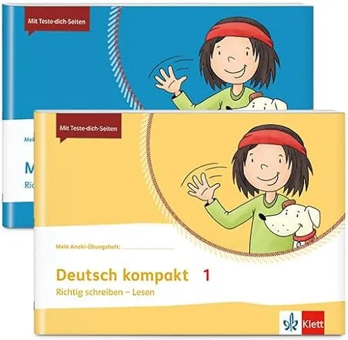 Mathe + Deutsch kompakt 1: 2 Übungshefte im Paket: Mathe kompakt, Deutsch kompakt Klasse 1 (Mein Anoki-Übungsheft)
