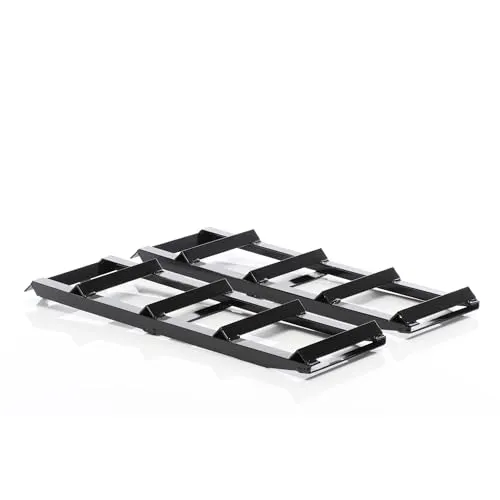 XPOtool Verlängerung für Auffahrrampen 2X 400 kg 650 x 195 mm Kfz-Rampe aus Stahl als Erweiterung für Autorampe, Verladerampe