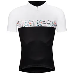 FORCE Radtrikot Jersey FORCE ROCK schwarz/weiss kurzärmelig %%% 3XL