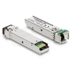 Delock SFP Modul 1000Base-BX SM TX 1550 RX 1310 nm DDM - Sonstige Elektroinstallationsartikel, erweitern Sie Ihren Gigabit Switch um einen bidirektionalen Lichtwellenleiter-Anschluss mit einer Reichweite von bis zu 20 km.