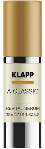 Klapp A Classic Revital Serum 30 ml - Sonstige Gesichtspflegeartikel, hochkonzentriertes Anti-Aging Serum mit Vitamin A und Peptiden für ein strahlendes, jugendliches Hautbild.