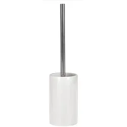 Kleine Wolke Pur Shiny WC Bürstenhalter - Eleganter WC-Bürstenhalter aus schneeweißer Keramik, ideal für stilvolle Bäder, Maße 118x28 mm.