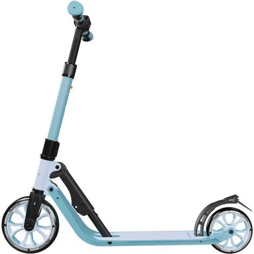 HUDORA BigWheel® 180 Advanced Junior - Kinder Roller in sky blue - Roller für Kinder ab 3 Jahren, höhenverstellbar und mit Reflektoren für bessere Sichtbarkeit. Ideal zur Balance-Schulung und für sicheres Cruisen.