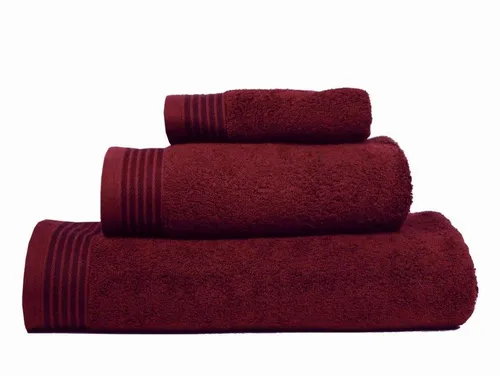 framsohn Premium Duschtuch Bordeaux 67x140 cm - Hochwertiges Duschtuch aus 100% Baumwolle, extra weich und mit edlem Glanz, ideal für ein luxuriöses Badeerlebnis.