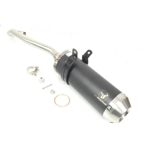 auspufftopf edelstahl mattschwarz ixrace für motorrad yamaha 125 wr pz9014b