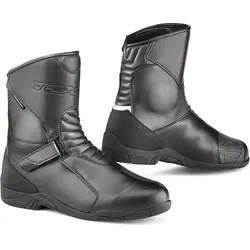 TCX HUB wasserdichte Motorradstiefel Größe 47 für Männer - Motorradstiefel aus hochwertigem Leder, mit gepolstertem Komfortbereich und reflektierendem Einsatz für mehr Sicherheit bei Fahrten.