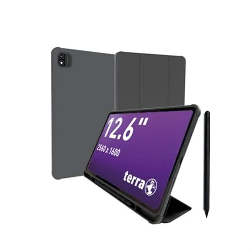TERRA PAD 1201 Bundle - Leistungsstarkes Tablet mit Stift und Schutzhülle - Das TERRA PAD 1201 bietet ein 12,6
