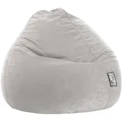 Sitting Point Sitzsack Easy XXL grau - Sitzsack für komfortables Entspannen mit ca. 300 Litern Füllung, ideal für Jugendzimmer und Wohnräume.