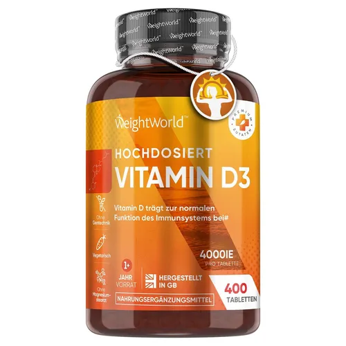 WeightWorld Vitamin D3 4000 IE von WeightWorld
