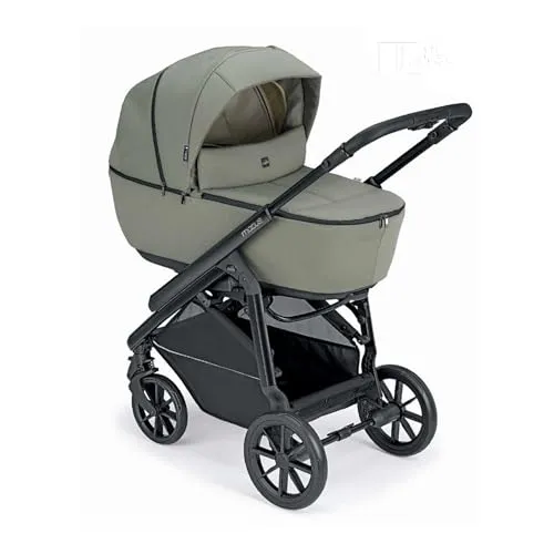 2in1 Kombi-Kinderwagen Modus Duo - Atmungsaktive Matratze & modernes Design - Kinderwagen mit italienischem Flair, geeignet von Geburt bis 4 Jahre. Inkl. atmungsaktiver Matratze, 4-fach verstellbarer Rückenlehne und umfassender Sicherheitsausstattung.