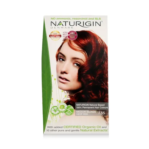 Produktbild Naturigin Permanent Hair Colours (Medium Blonde Deep Red 7.55) 115 ml
