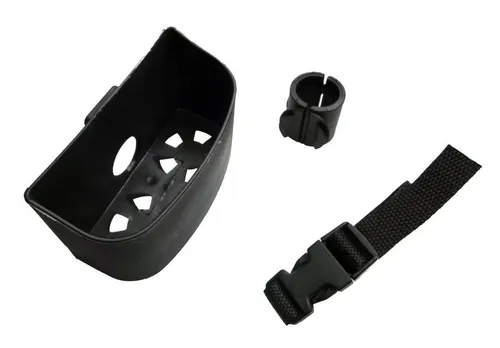 Doppel-Stockhalterung Gehstockhalter für Rollator Rollstuhl für 25 mm Rohr Rolko