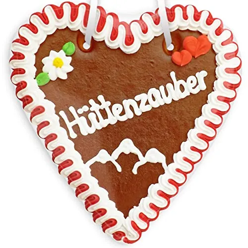 Lebkuchenherz, 18cm - Hüttenzauber