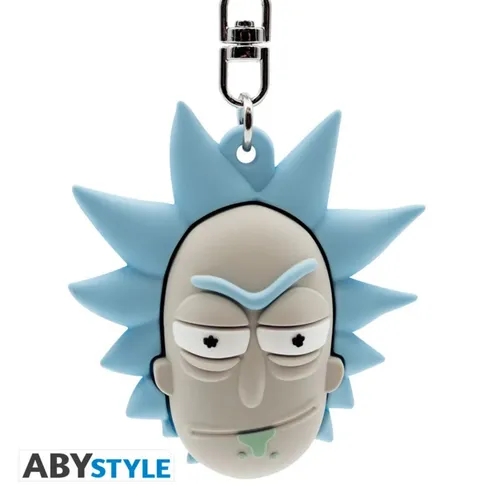 Rick And Morty Keychain 3D Rick Sanchez