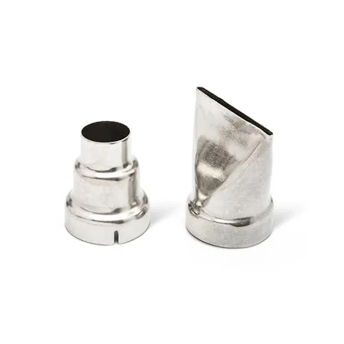 Weller WLACCNSETHG1 Düsenset für Heißluftpistolen mit Röhrendüse und Breitschlitzdüse, 2 Teiliges