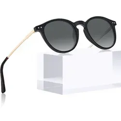 CARFIA Polarisierte Sonnenbrille Retro Vintage UV400 - Stylische CARFIA Sonnenbrille für Damen und Herren mit polarisierten Gläsern und UV400-Schutz. Ideal für Freizeitaktivitäten und schützt Ihre Augen vor UV-Strahlen. Hochwertige, nachhaltige Materialien garantieren Langlebigkeit und Komfort.