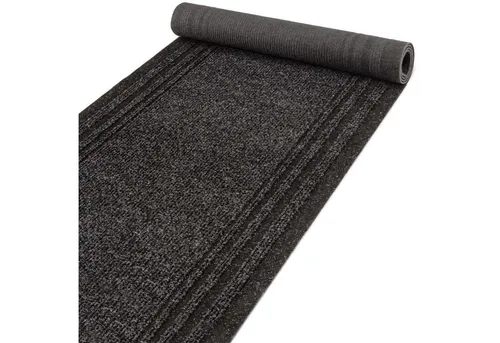 ANRO Küchenläufer Teppich Flurläufer Läufer Textil PASSAT Gestreift Creme Robust Wassera, Rechteckig, Höhe: 5 mm, Textil