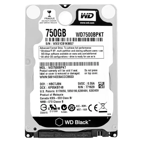 Produktbild Western Digital WD7500BPKT 750GB Festplatte