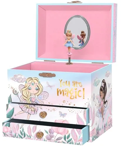 Giggle & Honey Musikalische Fee Schmuckkästchen für Mädchen von Giggle & Honey