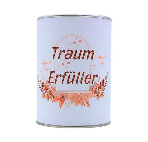 Dekohelden24 Spardose Metall-Spardosen - in Konservendose-Design - Motiv über Dropdown-Menü, (1-tlg)