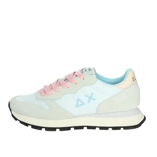SUN68 Schuhe Ally Solid Nylon Code CPZ35201-01 Weiß, Weiß Hellblau Rosa, 41 EU