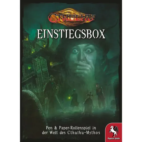 Cthulhu Einstiegsbox - Gesellschaftsspiel für Einsteiger, tauche ein in die geheimnisvolle Welt von Cthulhu und erlebe spannende Abenteuer mit Freunden.