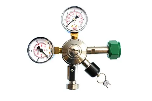 Druckminderer für Stickstoff, Biergas Biogon 70/30 80/20 bis 3 Bar Bier Wein Getränke Lebensmittel