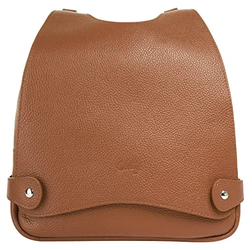 Cluty Rucksack Echt Leder Damen | Made in Italy - Tagesrucksäcke aus 100% feinstem Rindleder mit abnehmbarem Henkel und verstellbaren Trägern, ideal für den Alltag und vielseitig kombinierbar.