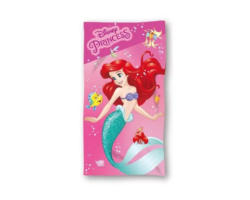 Disney Badetücher Disney Prinzessin Sparkling Mermaid Badetuch 70x140, 100% Polyester (1-St)