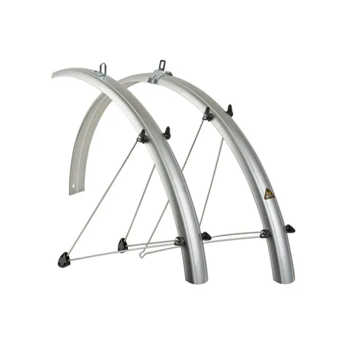 Radschutz Satz Author 28 Zoll Fahrrad Schutzblech Set Kunststoff silber 45mm