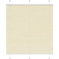 vidaXL Rollo Plissee Creme 120x150 cm - Stylisches Plissee-Rollo aus pflegeleichtem Polyester in Creme, ideal für Sichtschutz und Lichtregulierung in Wohnräumen.