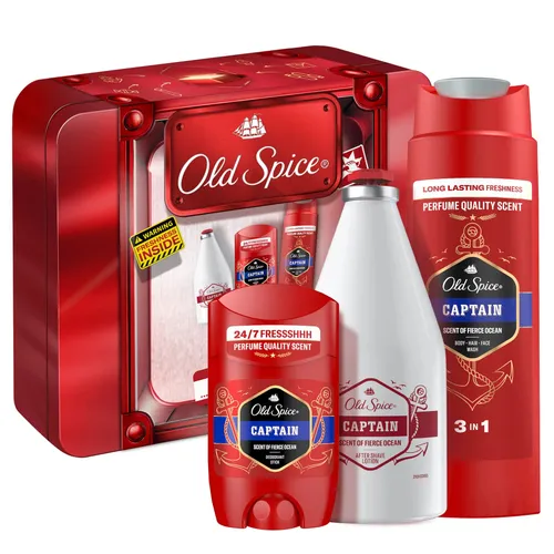 Old Spice Geschenkset Metallbox Captain