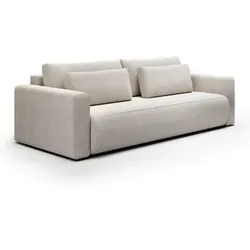 Petits-meubles Sofa, Grau, Holz, 238x82x105 cm, Wohnzimmer, Sofas & Couches, Sofas, 3-Sitzer Sofas