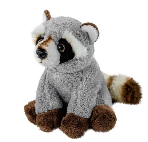 Teddys Rothenburg Kuscheltier Waschbär klein 12 cm Plüschwaschbär (Waschbären Plüschwaschbär Stoffwaschbär, Spielzeug)