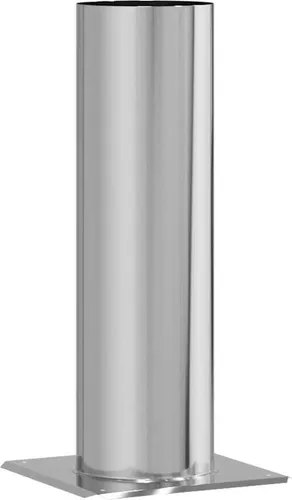 vidaXL Schornsteinaufsatz Ø 15 cm aus Edelstahl, Silber - Aschesauger - hitze- und wasserbeständig, ideal für Outdoor-Kamine, verbessert das Lüftungssystem und sorgt für einen modernen Look in deinem Garten oder auf der Terrasse.
