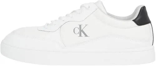 Calvin Klein Herren Cupsole Sneaker Classic Tech Ripstop Low Top - Weiß (Bright White/Black) - Herren-Sneaker mit stilvollem Design und hochwertigem Material, ideal für lässige und schicke Outfits. Die bequeme Schaum-Einlegesohle sorgt für optimalen Tragekomfort.