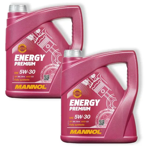 2x 4L Mannol Energy Premium Motoröl 5W30 ÖL BMW Longlife-04 MB 229.51 GM Dexos 2