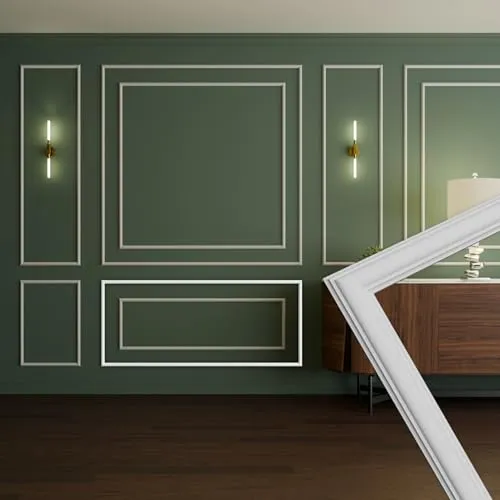 HEXIM Stuckleisten Wandrahmen Set RM16-D 140x60 cm von HEXIM